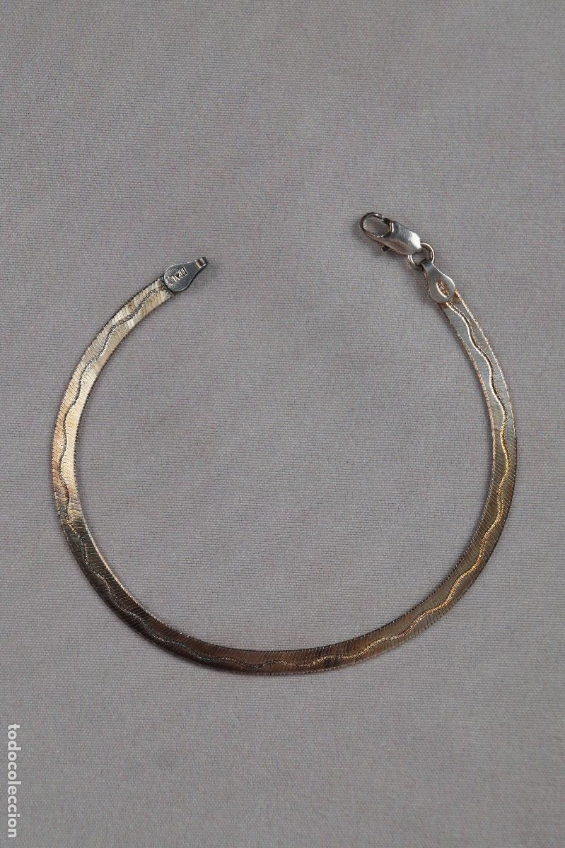 Antig&uuml;edades: Pulsera de plata - estilo italiano - Foto 1