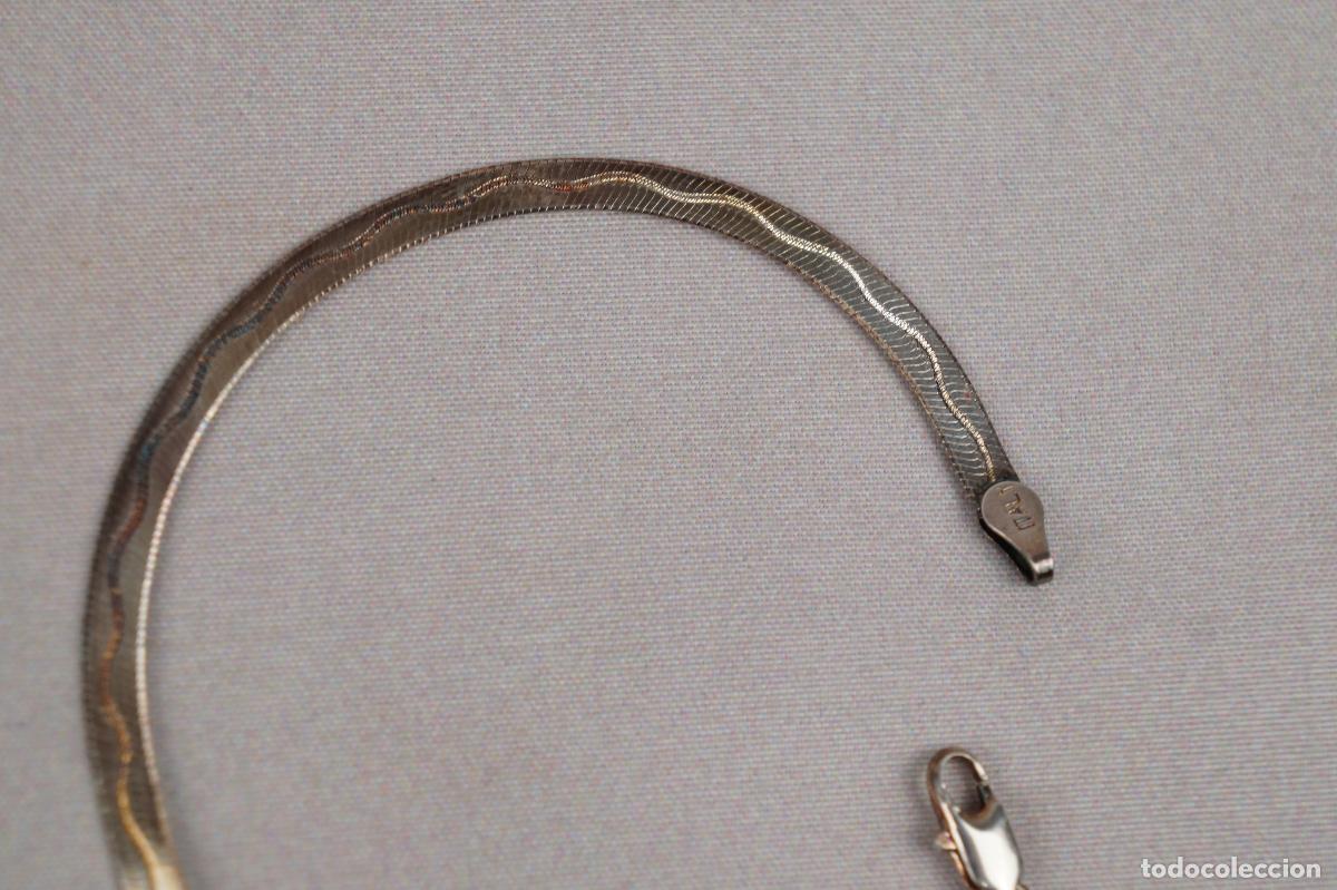 Antig&uuml;edades: Pulsera de plata - estilo italiano - Foto 2