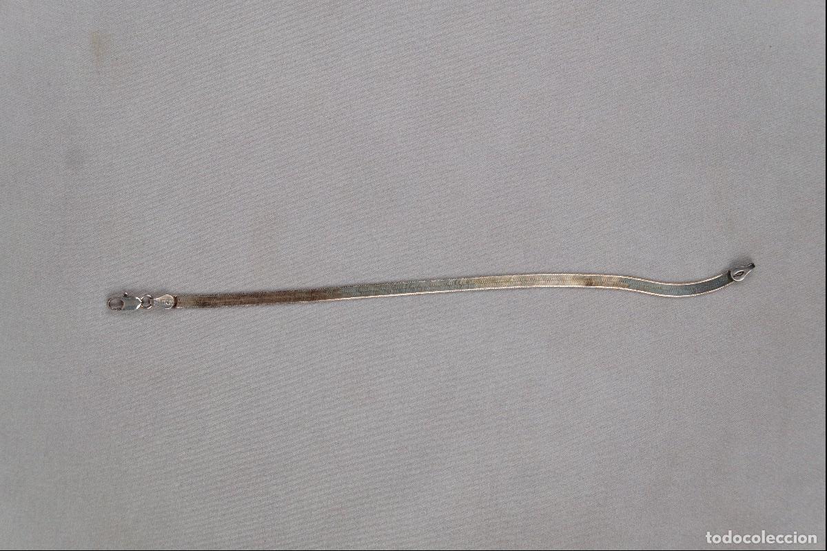 Antig&uuml;edades: Pulsera de plata - estilo italiano - Foto 4