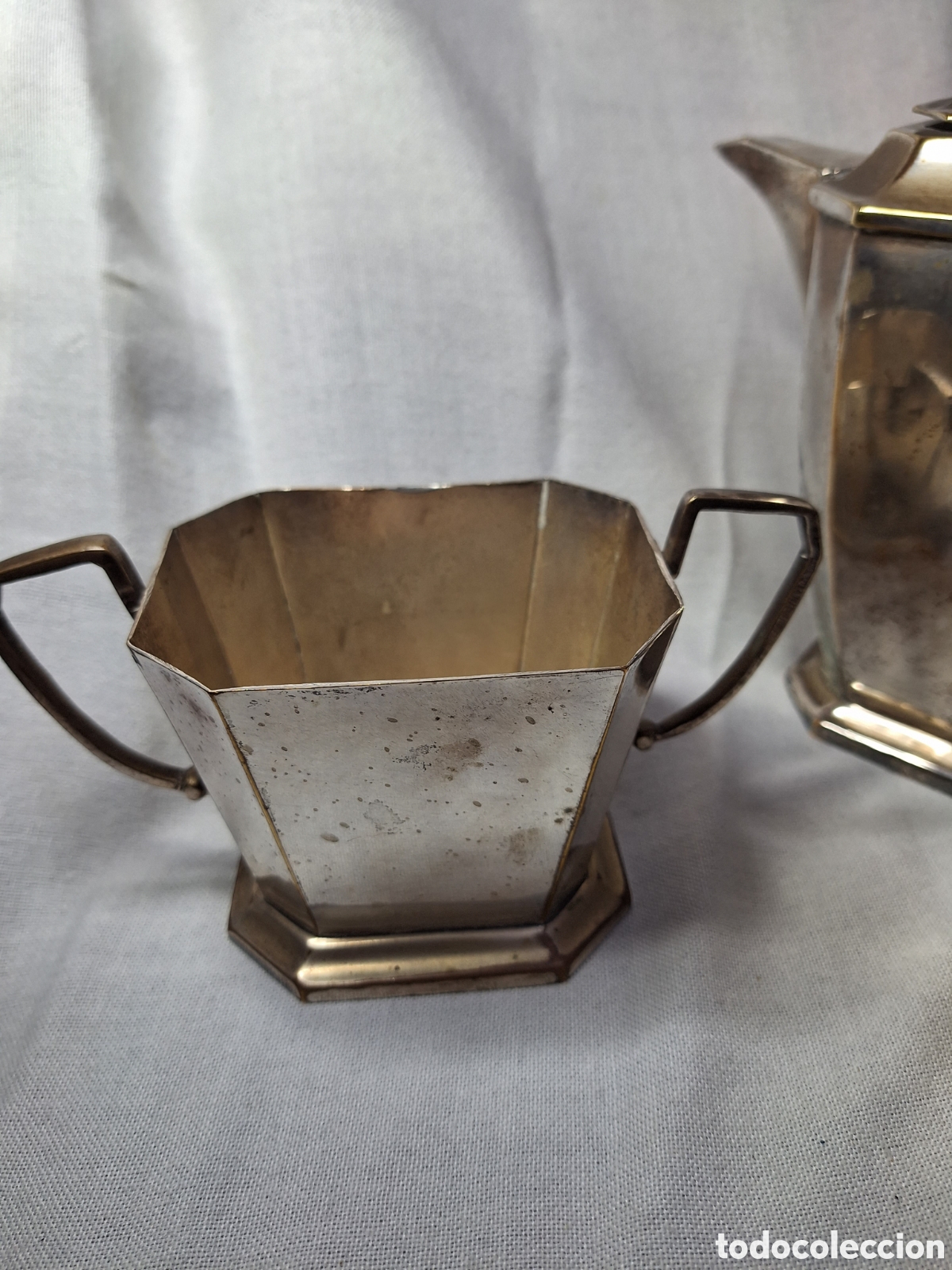 Antig&uuml;edades: Antiguo juego de cafe - Foto 4