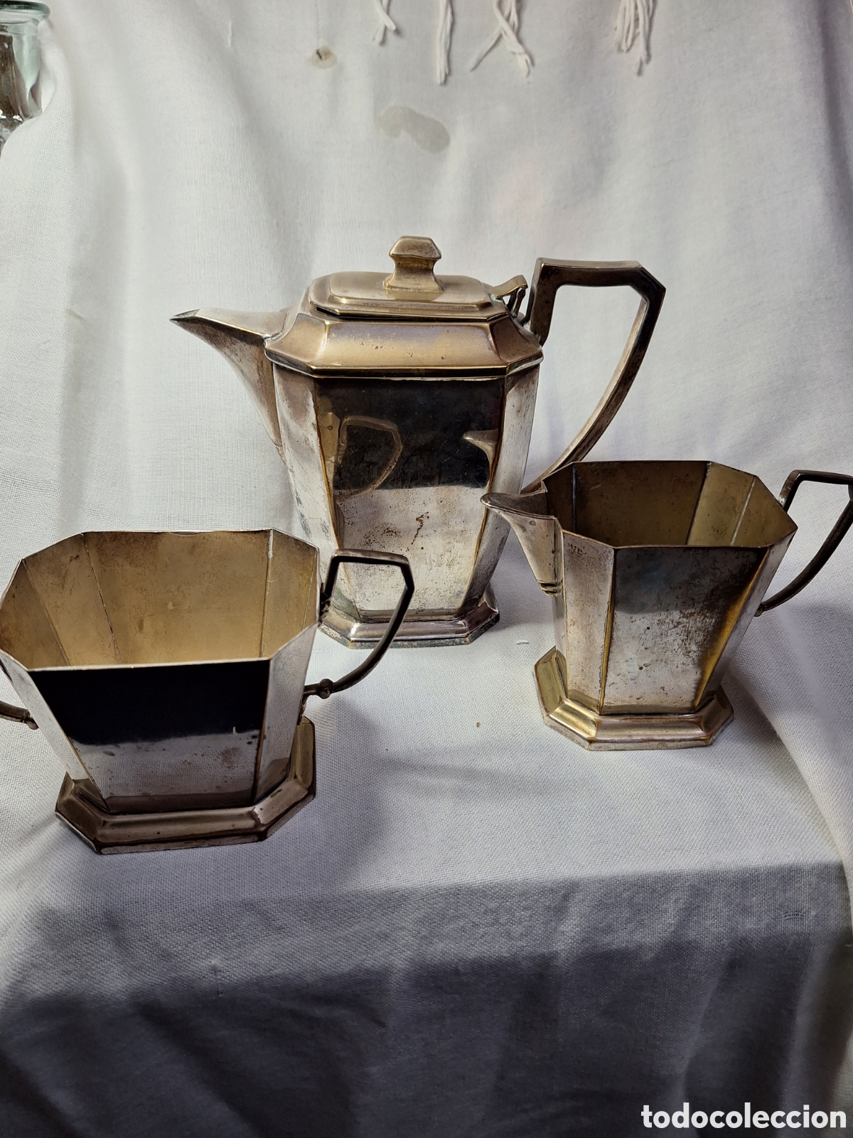 Antig&uuml;edades: Antiguo juego de cafe - Foto 1