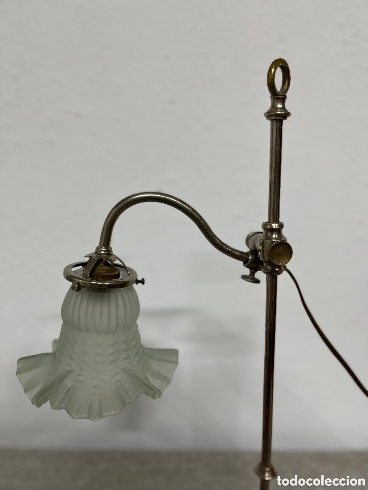 Antig&uuml;edades: L&aacute;mpara modernista antigua - Foto 5