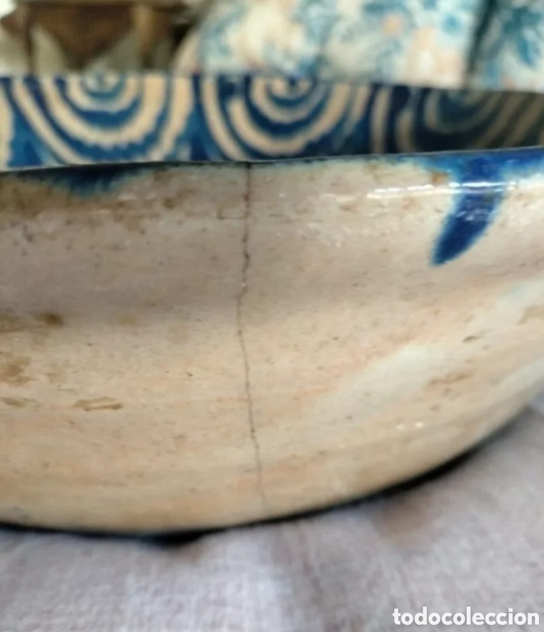 Antig&uuml;edades: Centenario Lebrillo de Fajalauza - Foto 5