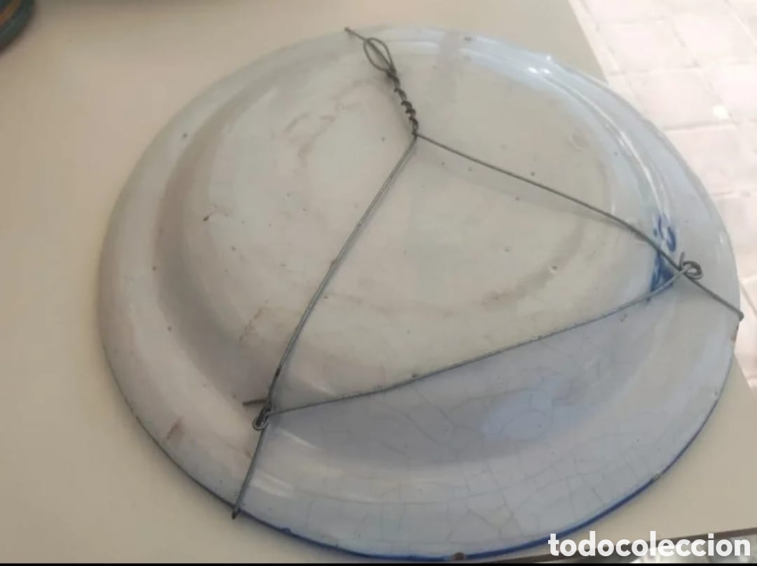 Antig&uuml;edades: Plato de cer&aacute;mica de Manises - Foto 2
