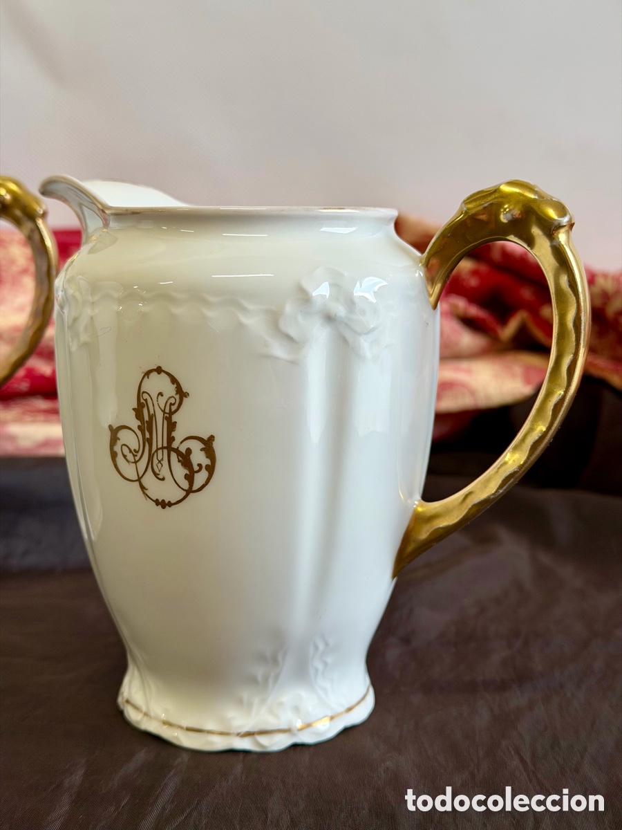 Antig&uuml;edades: Limoges Monograme, Servicio de mesa - Foto 4