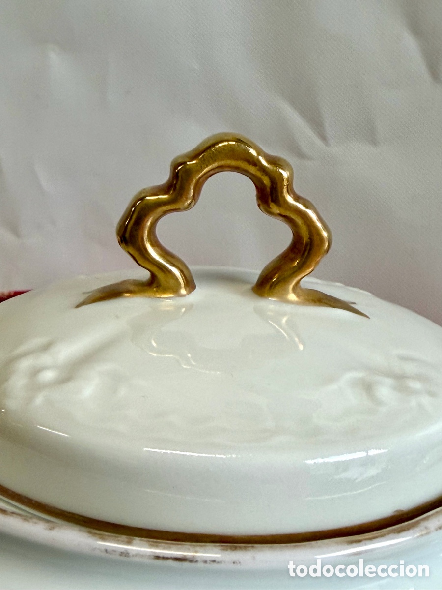 Antig&uuml;edades: Limoges Monograme, Servicio de mesa - Foto 6