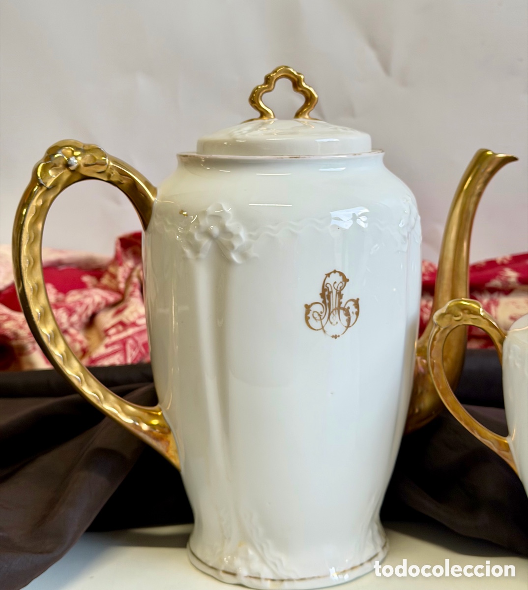 Antig&uuml;edades: Limoges Monograme, Servicio de mesa - Foto 10