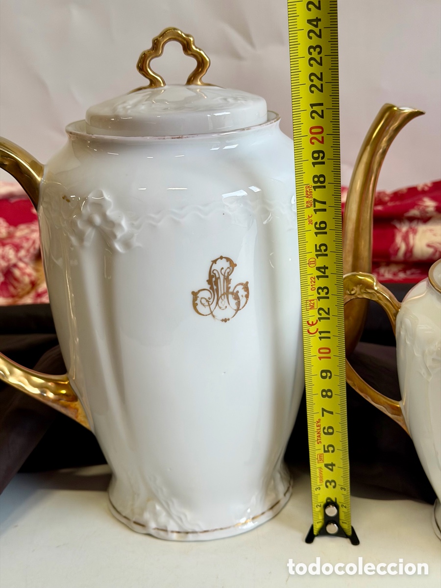 Antig&uuml;edades: Limoges Monograme, Servicio de mesa - Foto 13