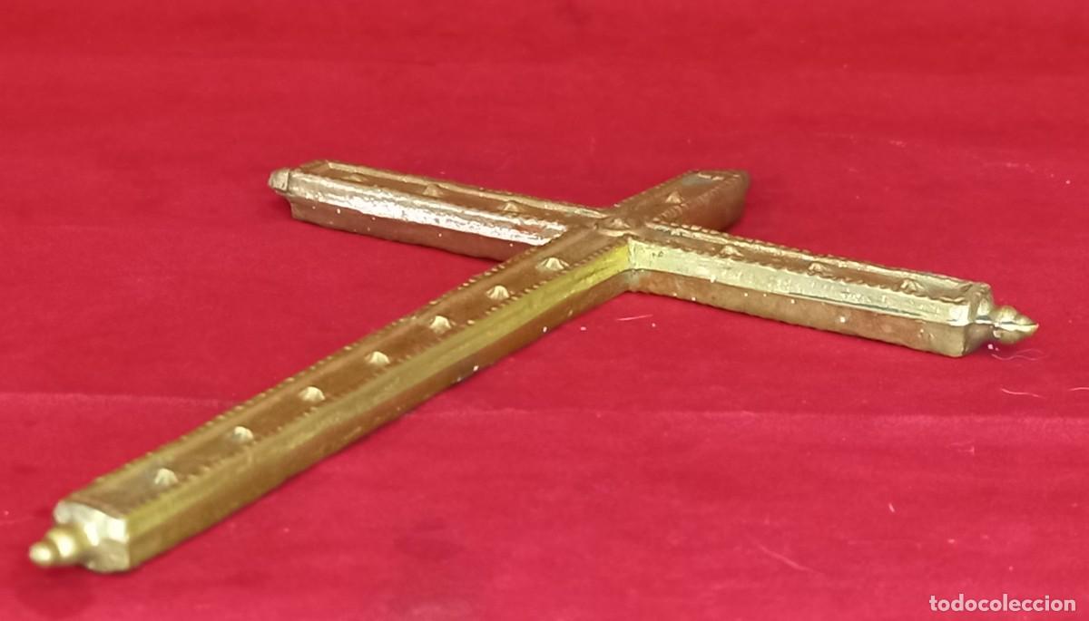 Antig&uuml;edades: ANTIGUA CRUZ DE BRONCE , COPTA - Foto 3
