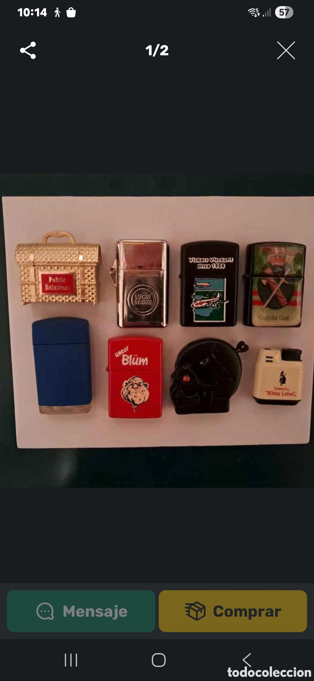 Antig&uuml;edades: MECHEROS COLECCI&Oacute;N ANTIGUOS - Foto 2