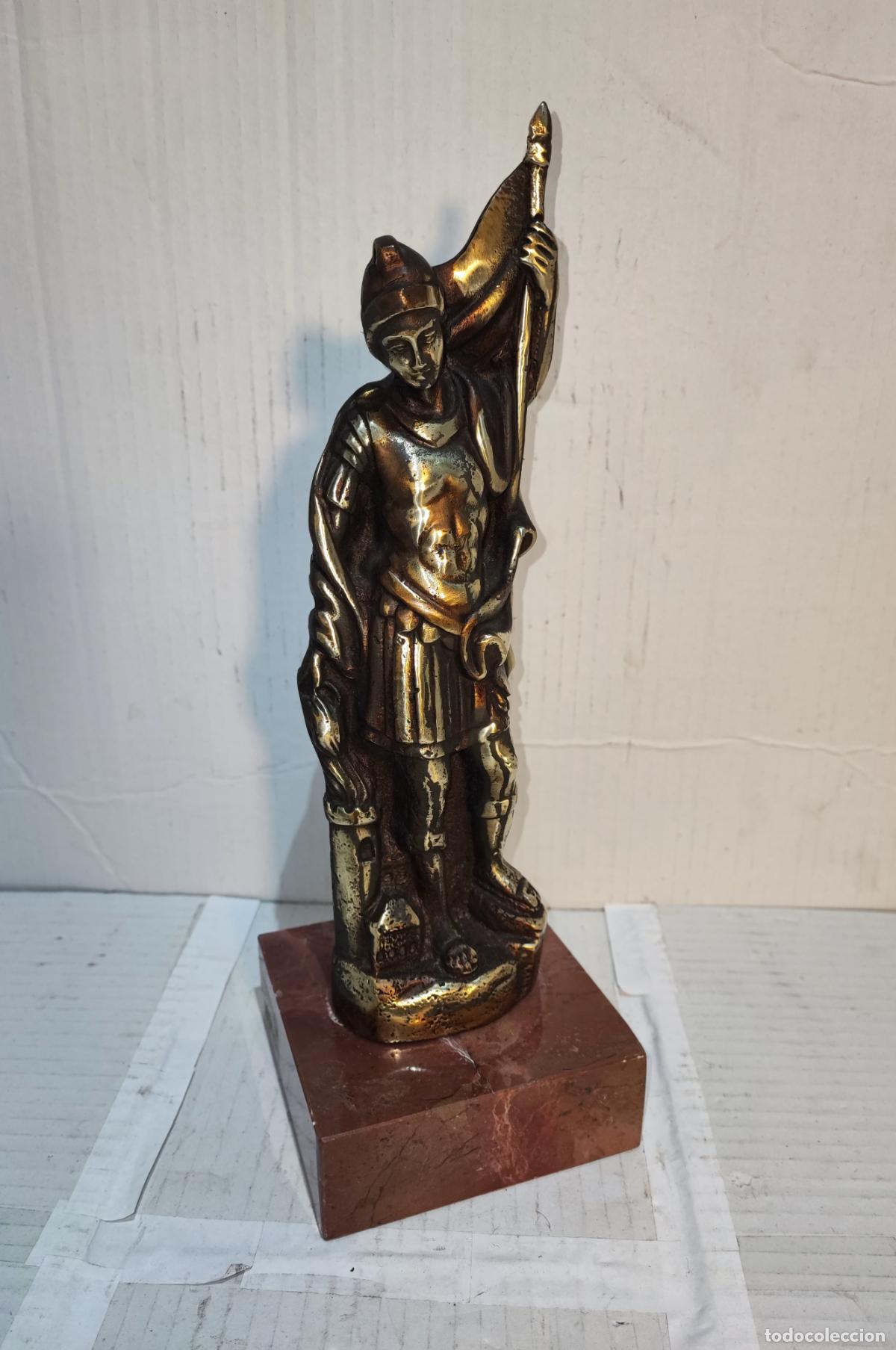 Antig&uuml;edades: SAN FLORIAN EN BRONCE Y MARMOL - Foto 5