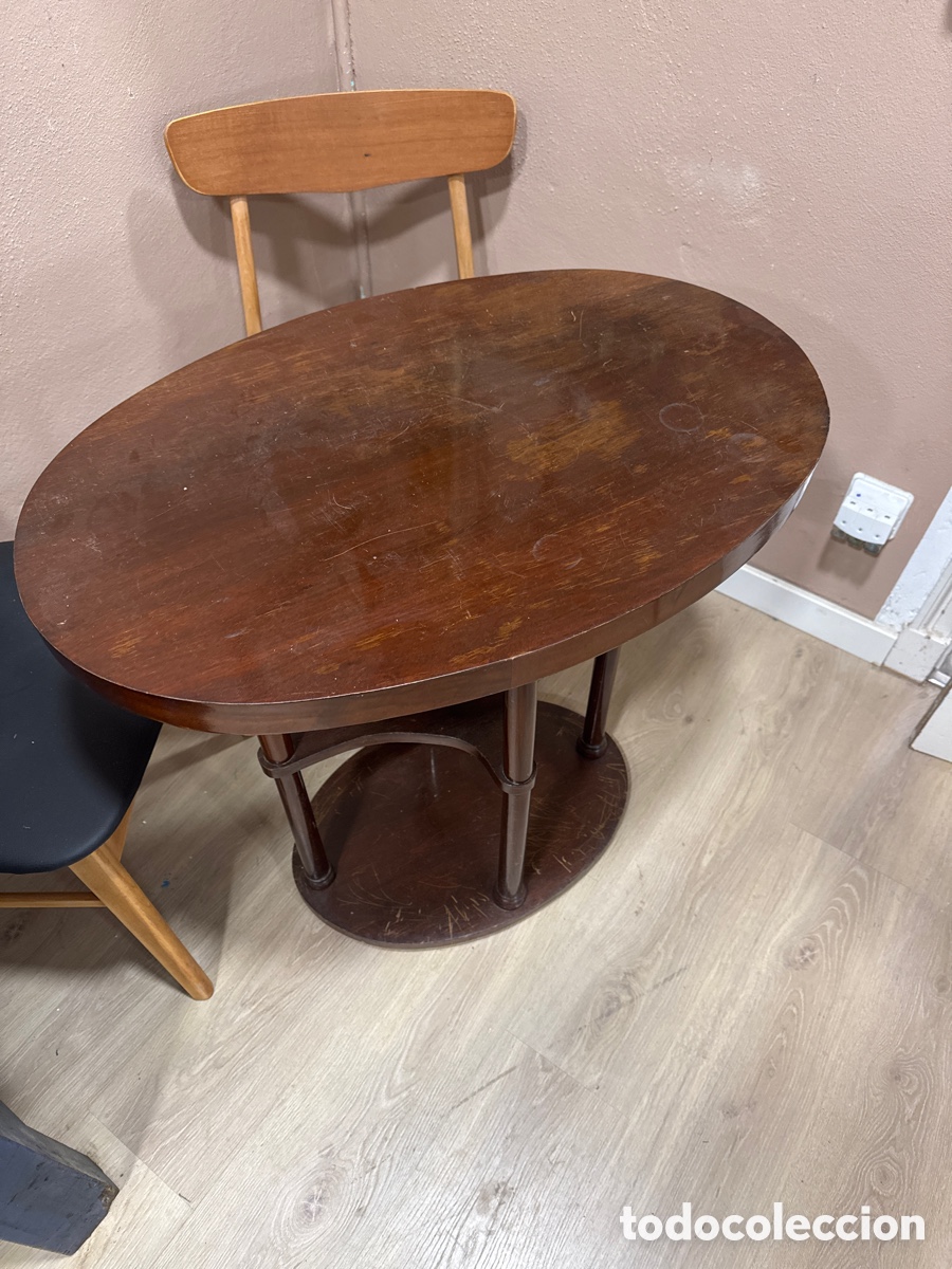 Antig&uuml;edades: Original mesa Art-Deco. En madera noble - Foto 3