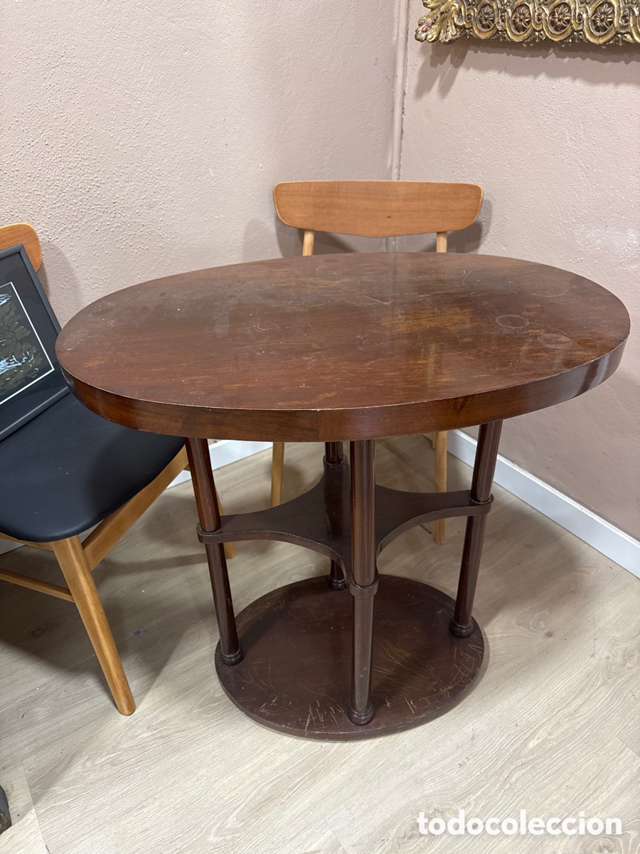 Antig&uuml;edades: Original mesa Art-Deco. En madera noble - Foto 4