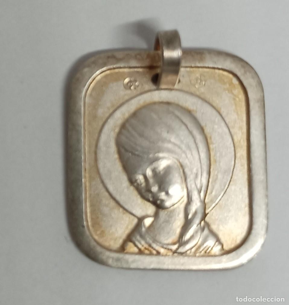 Antig&uuml;edades: MEDALLA DE PLATA DE LA VIRGEN - Foto 1