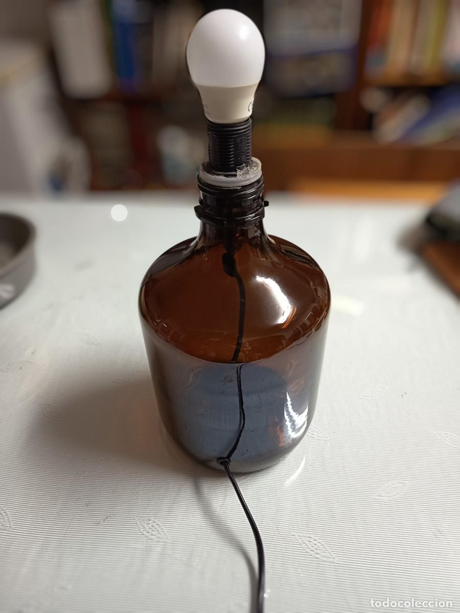 Antig&uuml;edades: L&aacute;mpara de botella vintage - Foto 1