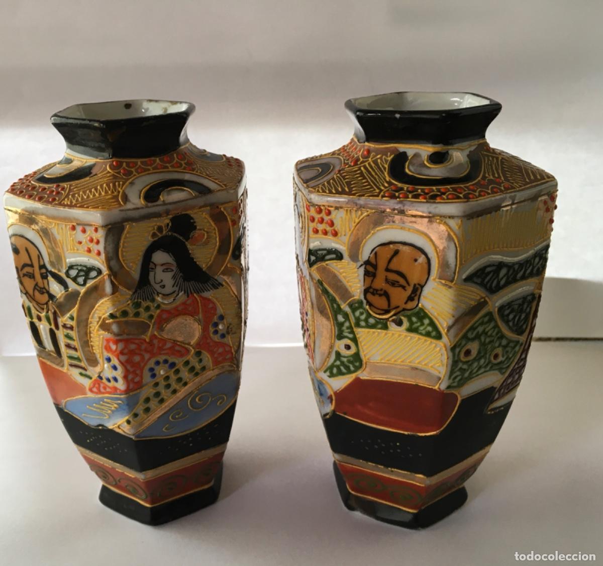 Antig&uuml;edades: Jarrones Satsuma Japon - Foto 2