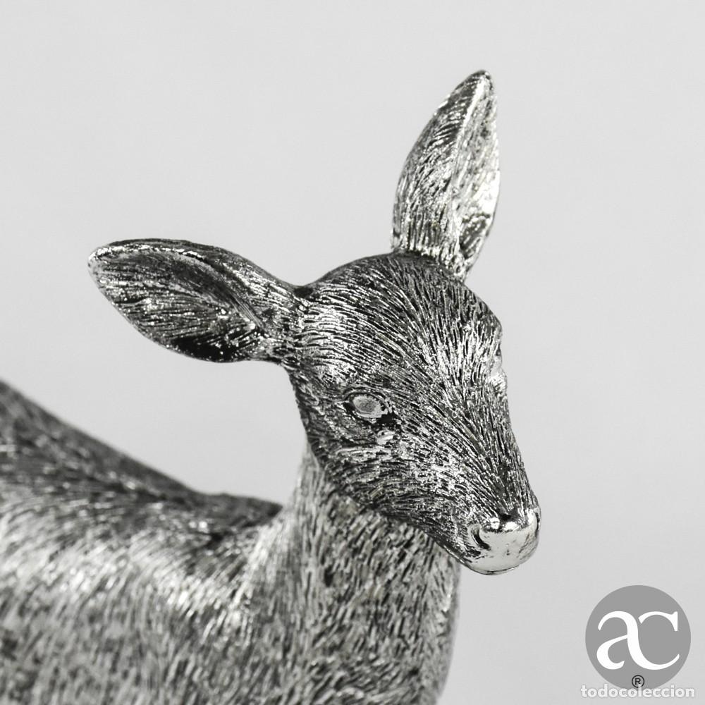 Antig&uuml;edades: Figura de Cor&ccedil;a em massa com banho de prata - Foto 4