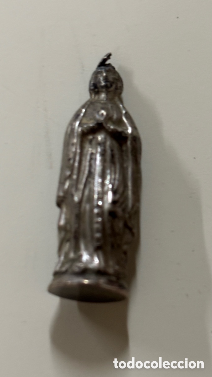 Antig&uuml;edades: Antiguo colgante Virgen - Foto 1
