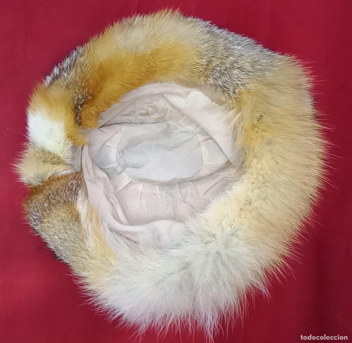Antig&uuml;edades: GORRO DE PIEL DE ZORRO - ORIGINAL - Foto 9