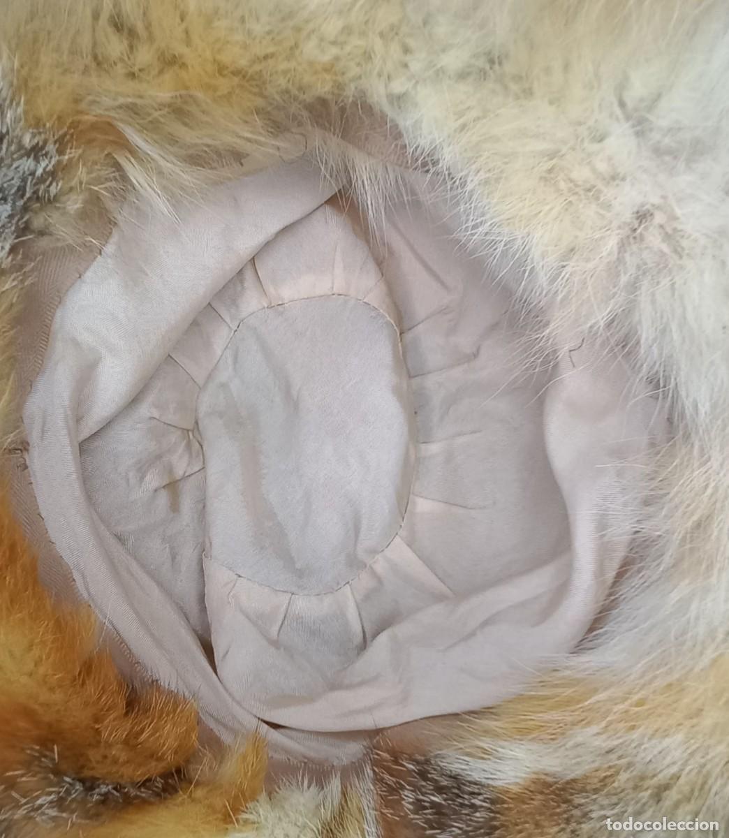 Antig&uuml;edades: GORRO DE PIEL DE ZORRO - ORIGINAL - Foto 10