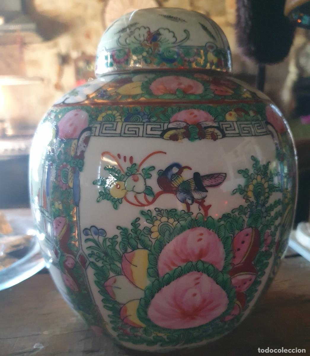 Antig&uuml;edades: Tarro chino de porcelana. - Foto 1