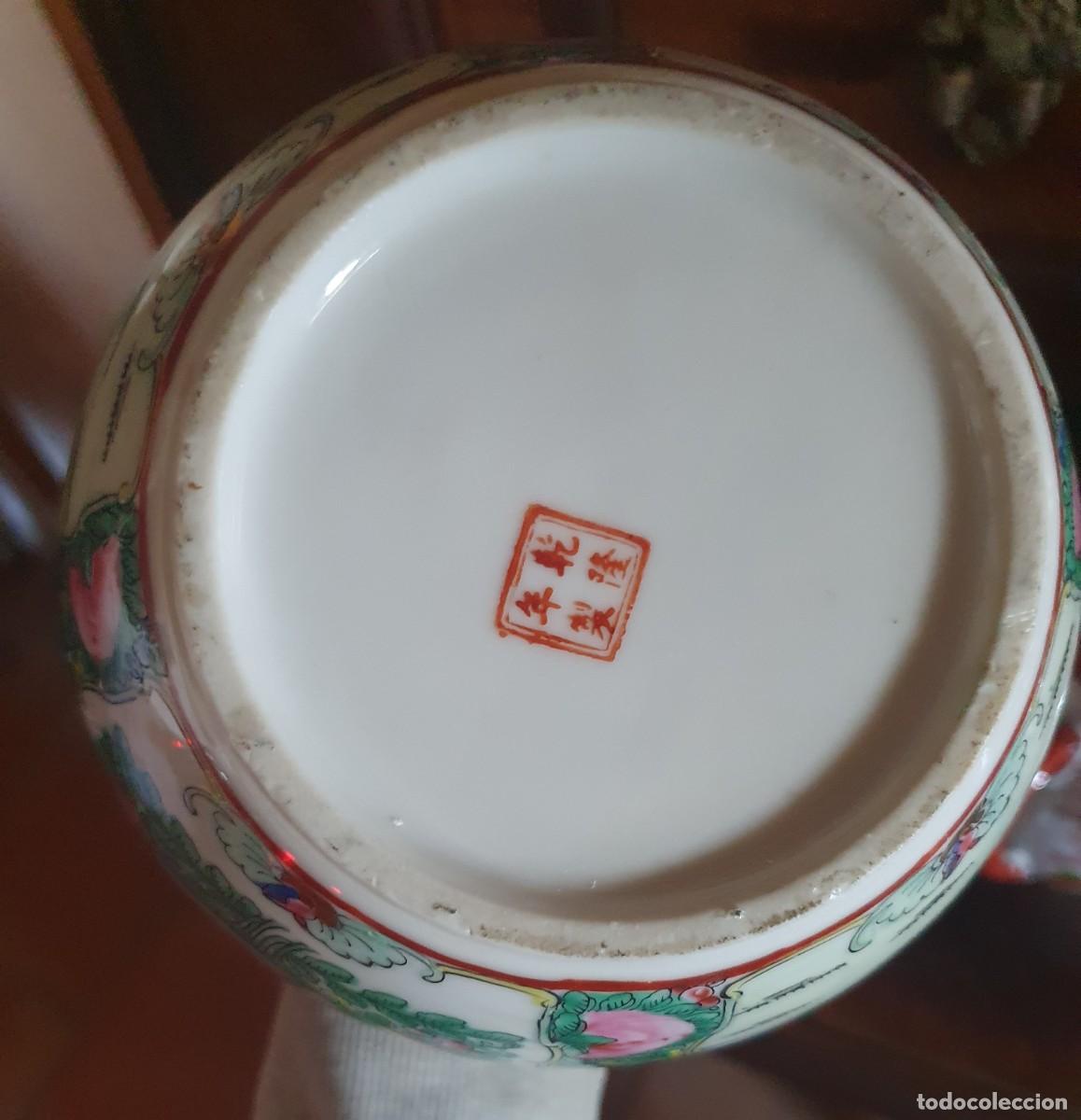 Antig&uuml;edades: Tarro chino de porcelana. - Foto 5