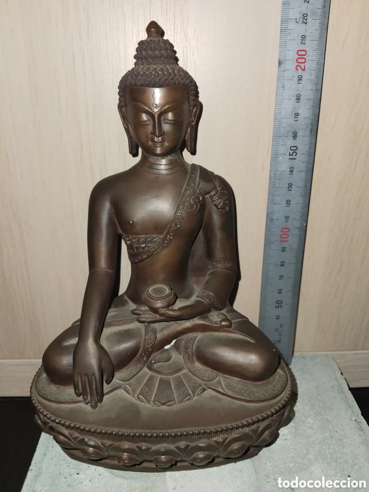 Antig&uuml;edades: Buda Shakyamuni Estatua en Bronce - Foto 2