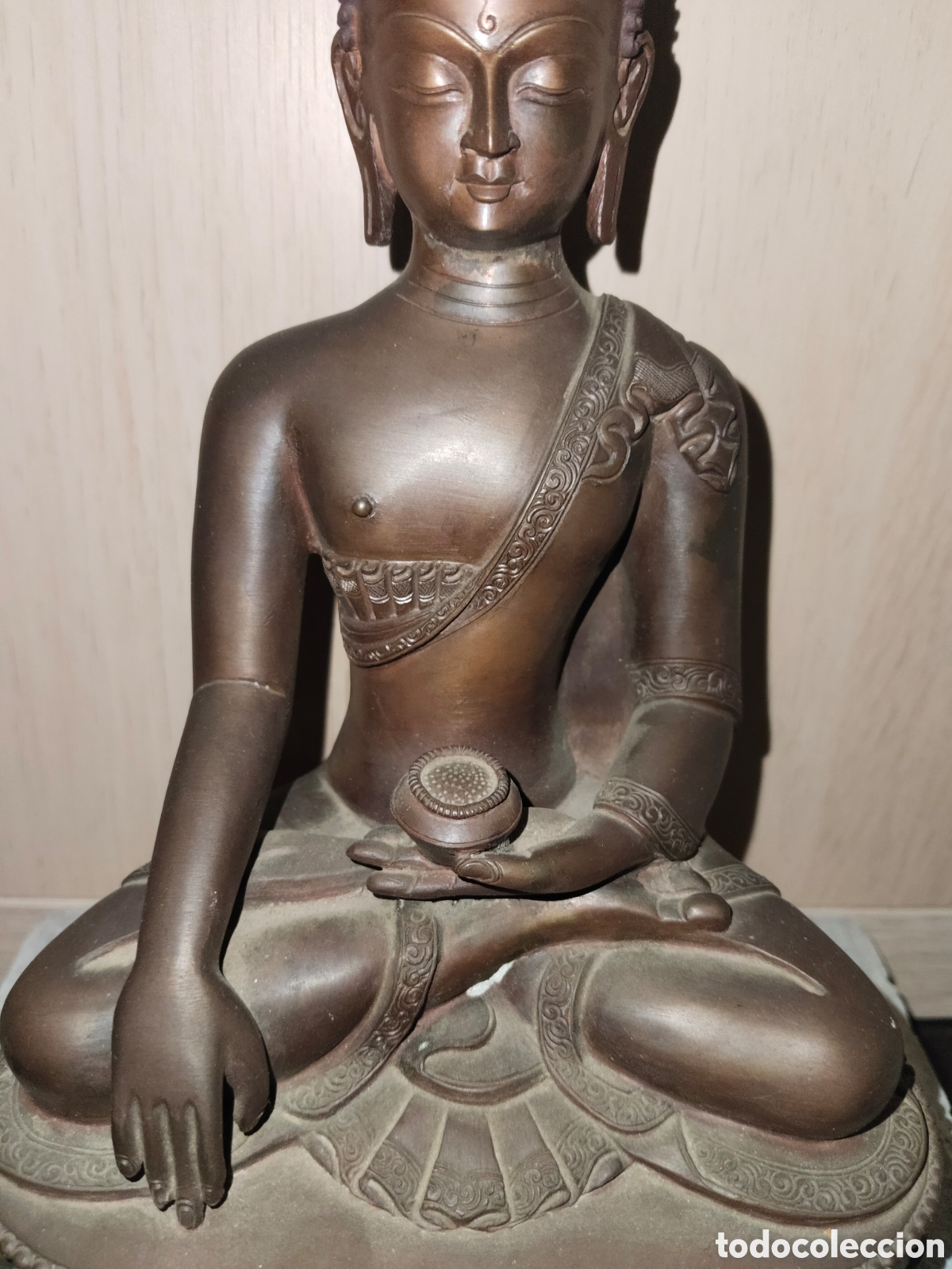 Antig&uuml;edades: Buda Shakyamuni Estatua en Bronce - Foto 3