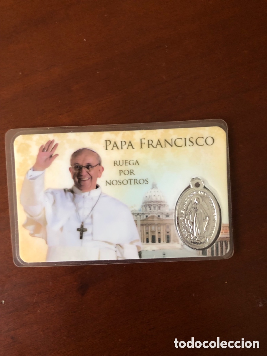 Antig&uuml;edades: Medalla papa Francisco - Foto 1