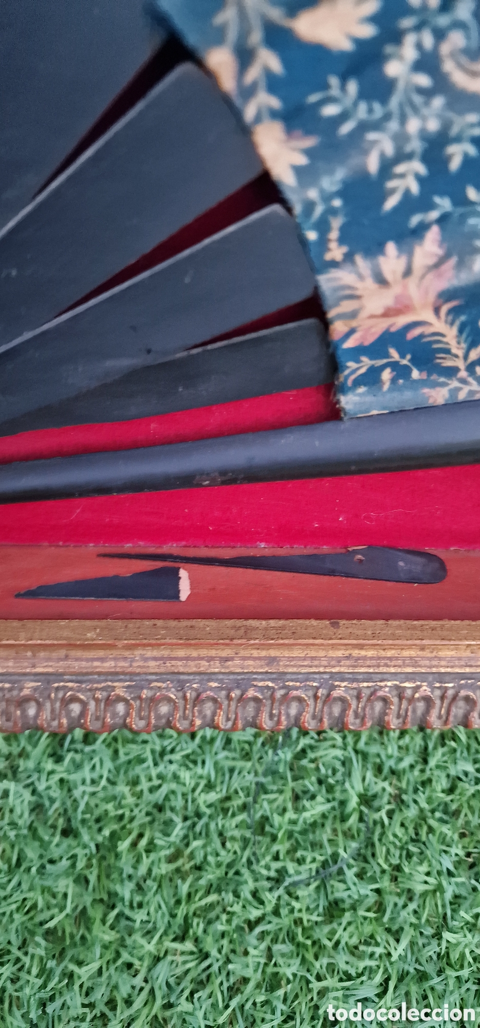 Antig&uuml;edades: Abanico sigloXIX . Unico - Foto 14