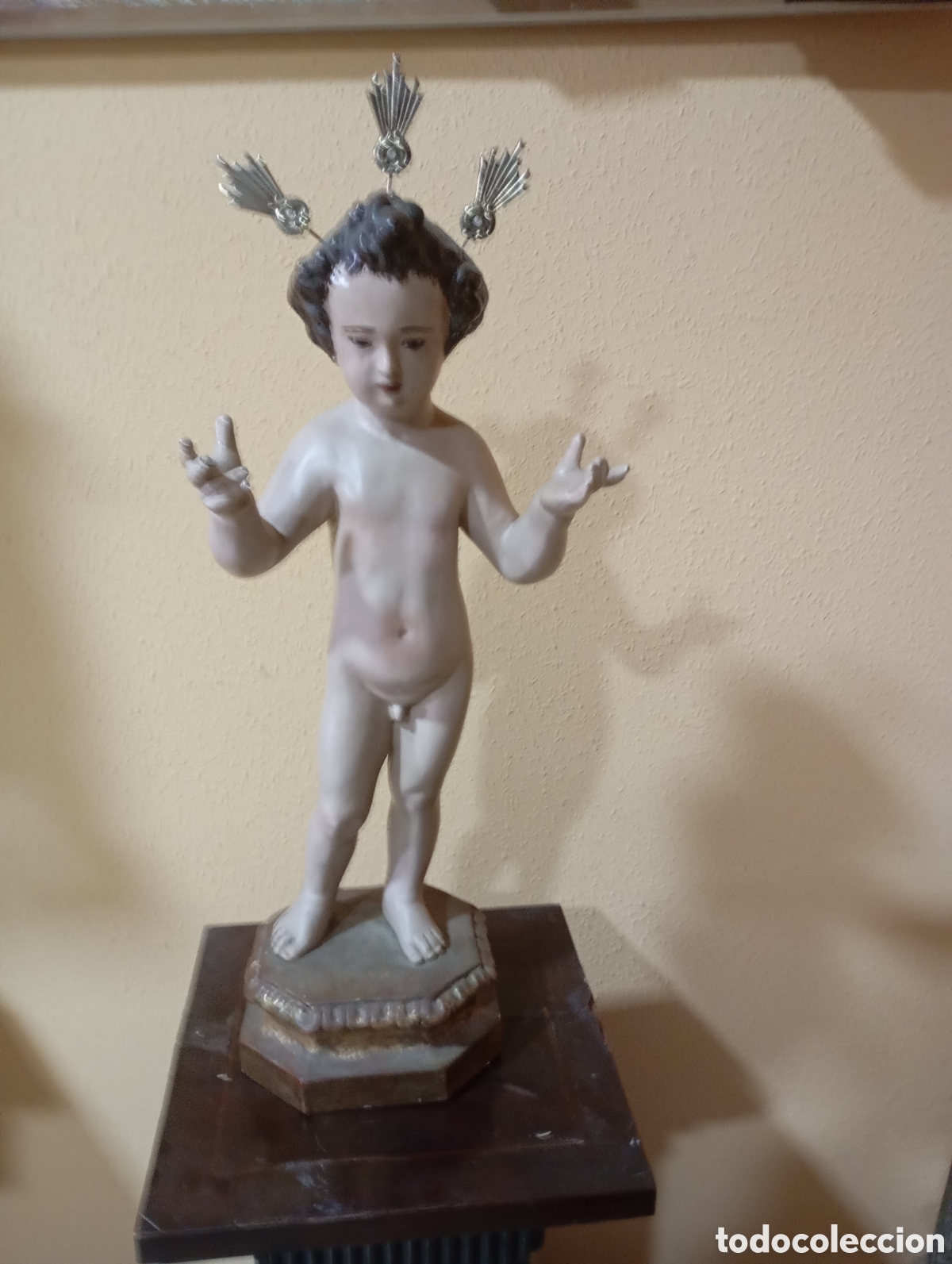 Antig&uuml;edades: Ni&ntilde;o Jes&uacute;s estilo montan&ntilde;es - Foto 2