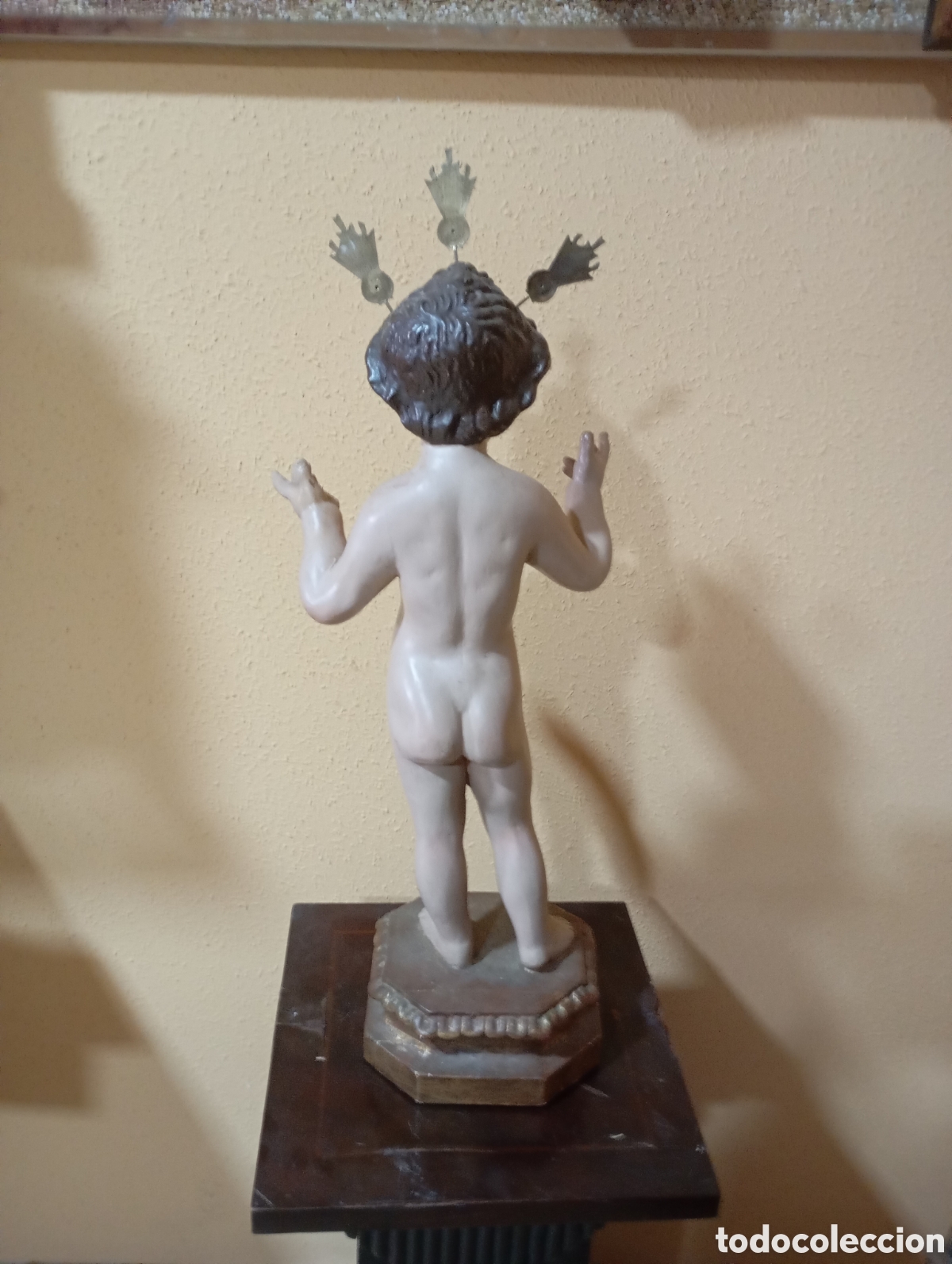 Antig&uuml;edades: Ni&ntilde;o Jes&uacute;s estilo montan&ntilde;es - Foto 3