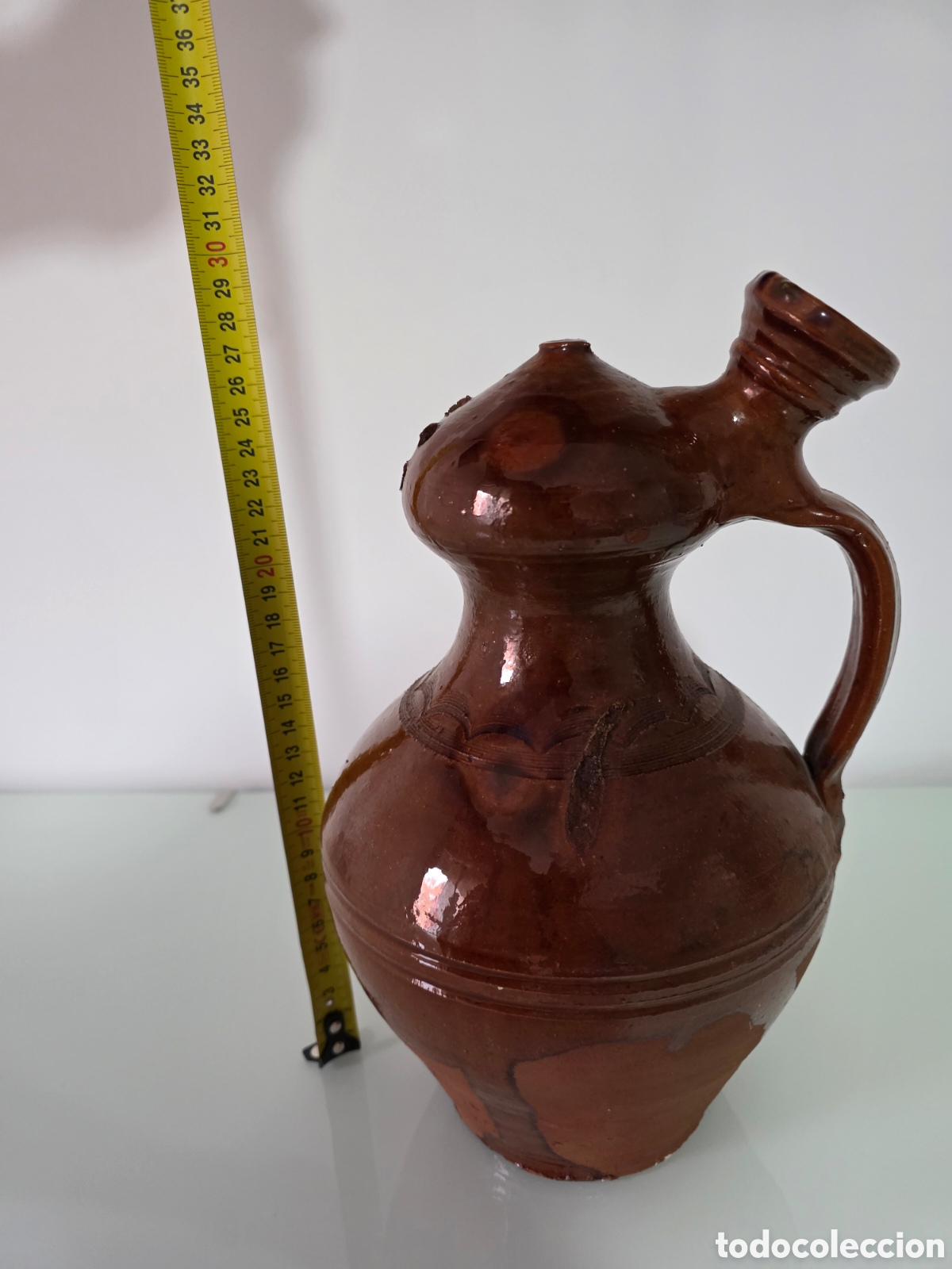 Antig&uuml;edades: Curioso botijo antiguo - Foto 5