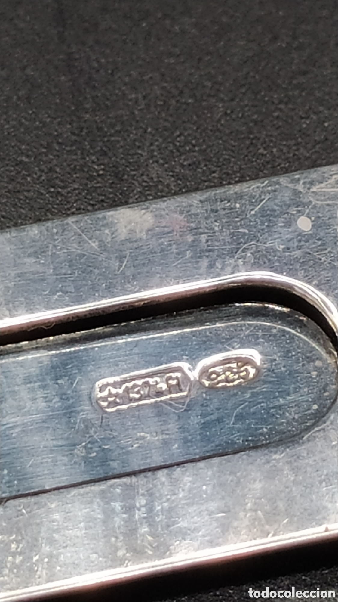 Antig&uuml;edades: Pinza plata, marca p&aacute;ginas. - Foto 3
