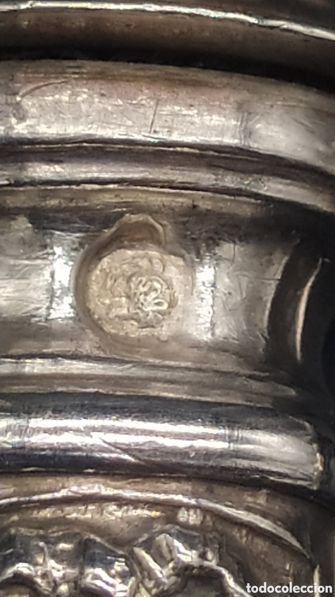 Antig&uuml;edades: Cubiertos de servir de plata antiguos. - Foto 6
