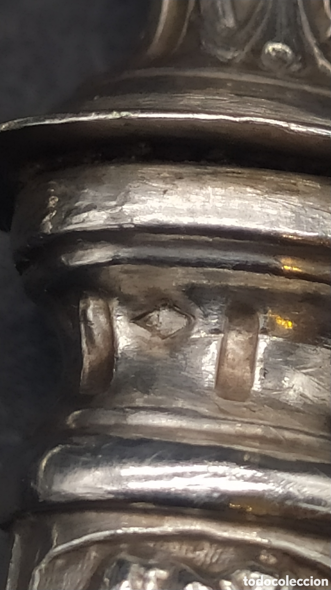 Antig&uuml;edades: Cubiertos de servir de plata antiguos. - Foto 8