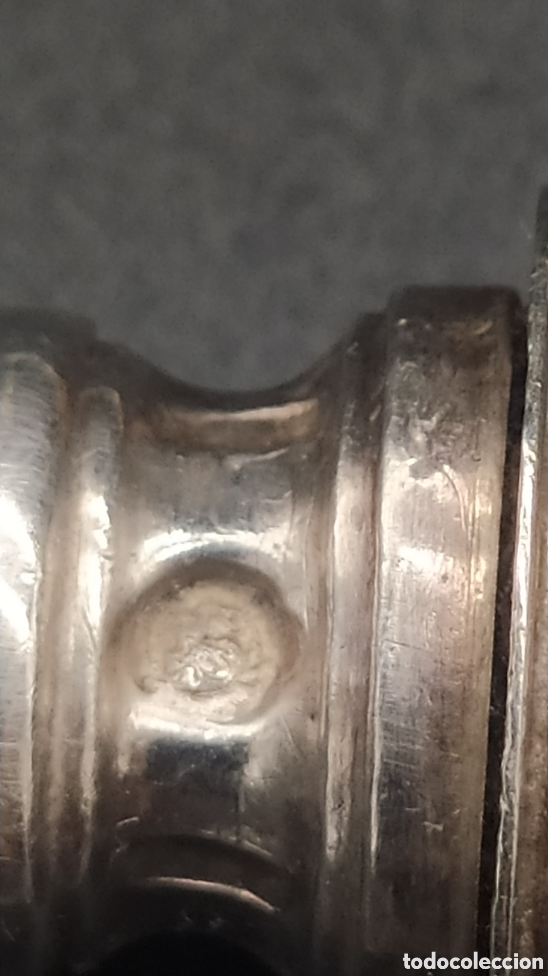 Antig&uuml;edades: Cubiertos de servir de plata antiguos. - Foto 27