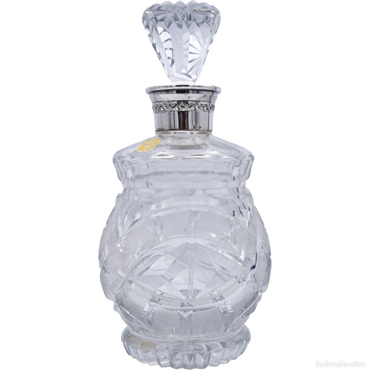 Antig&uuml;edades: Botella / licorera con gollete de plata - Foto 2