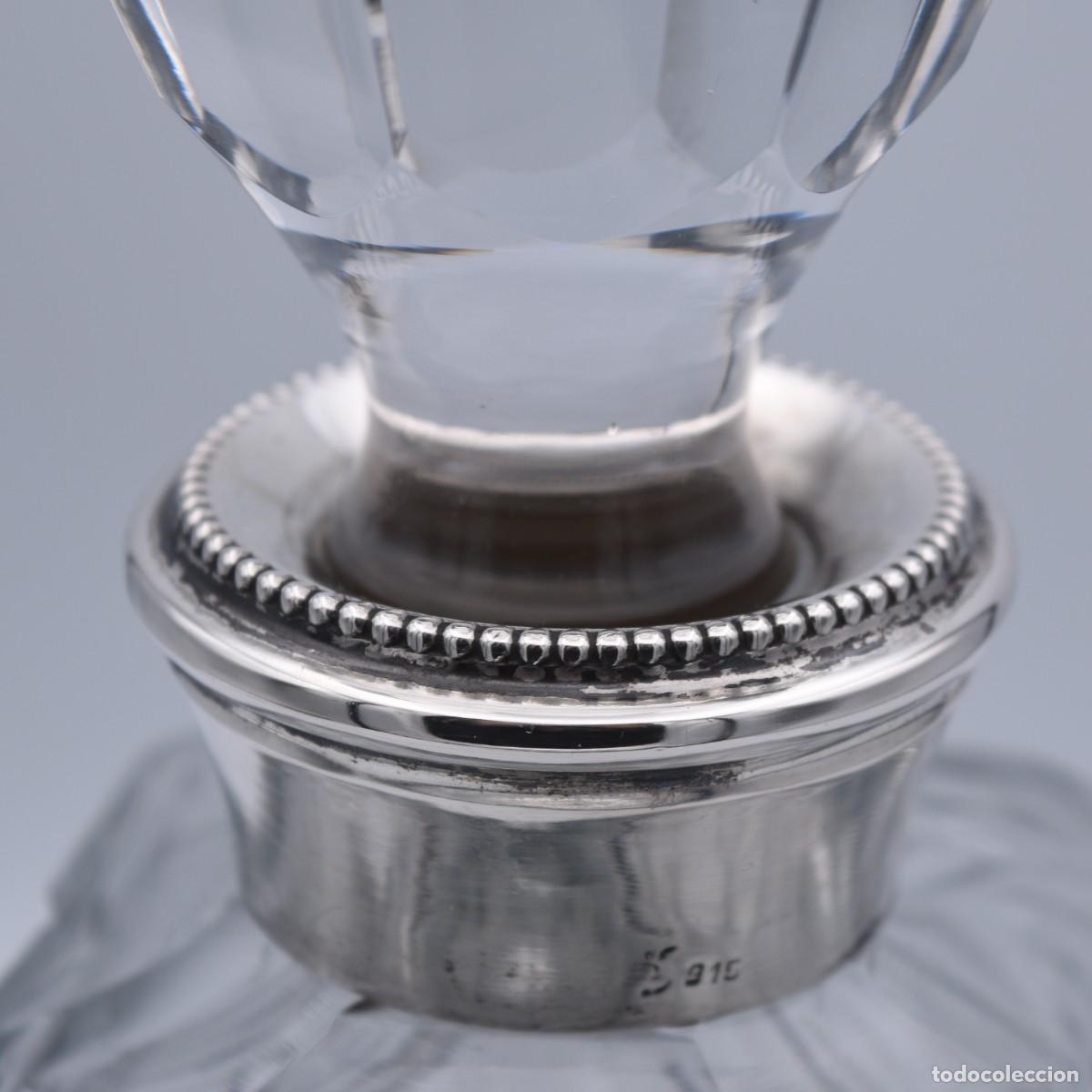 Antig&uuml;edades: Botella / licorera con cuello de plata - Foto 5