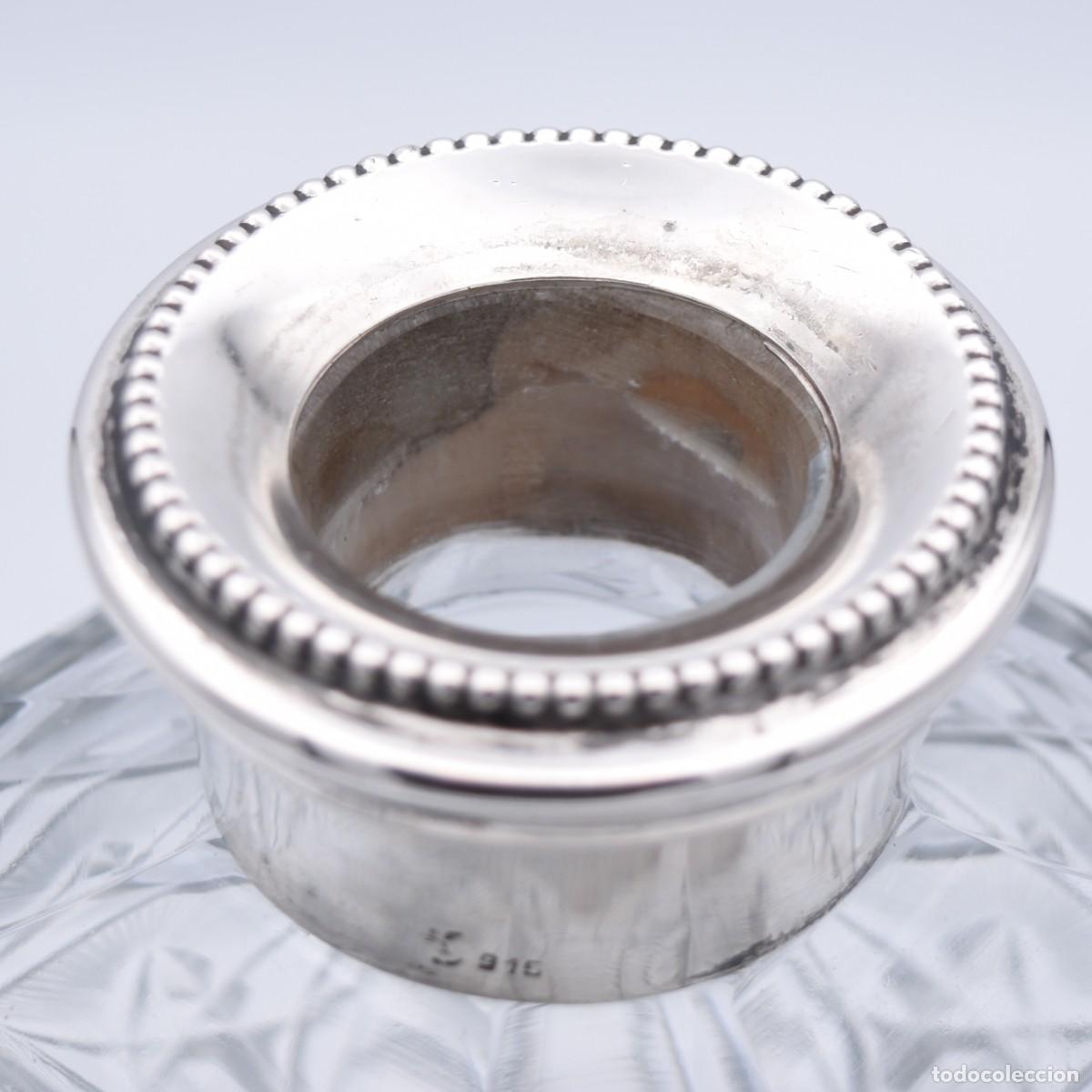 Antig&uuml;edades: Botella / licorera con cuello de plata - Foto 6