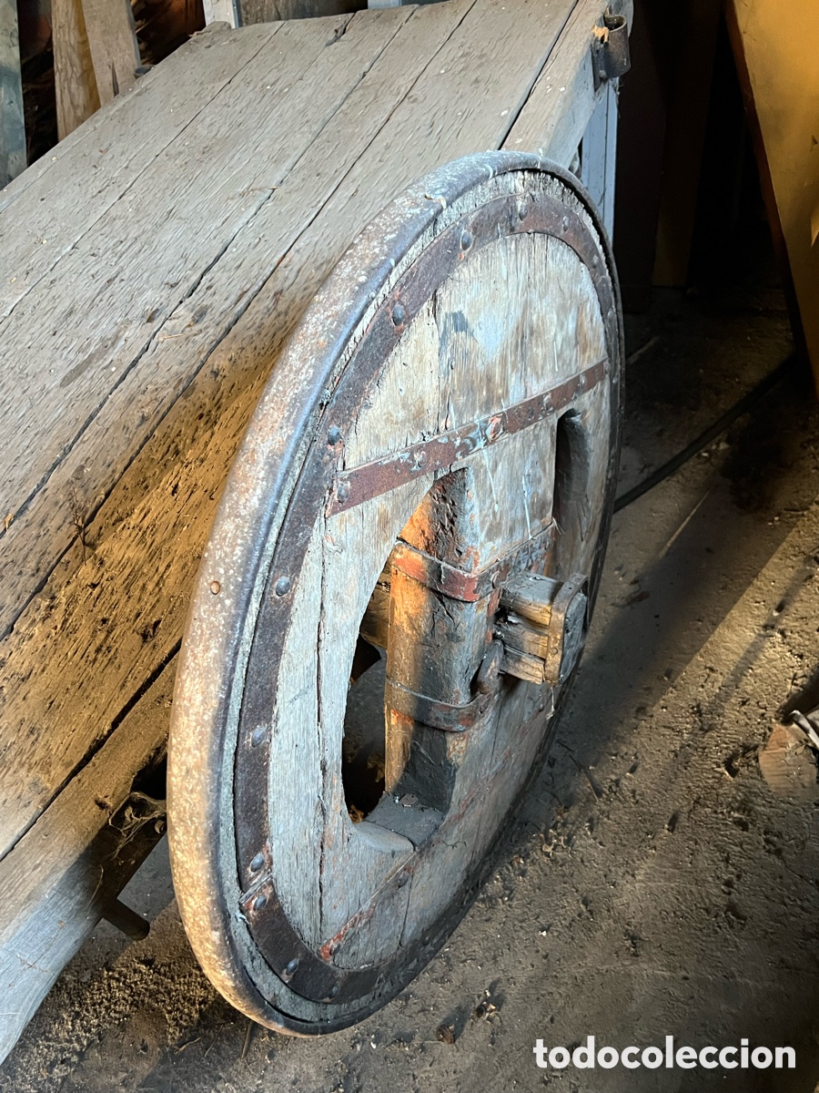 Antig&uuml;edades: ANTIGUO CARRO DE MADERA . - Foto 2