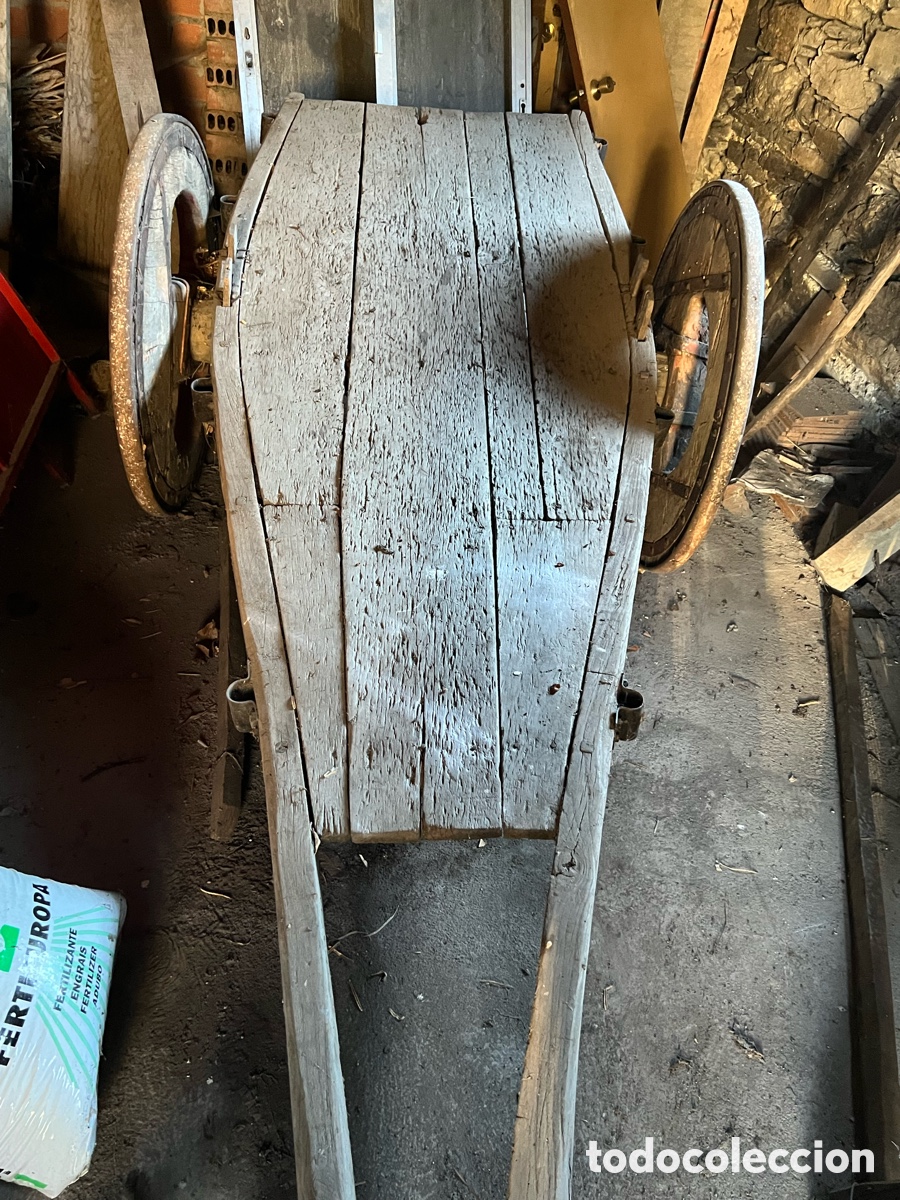 Antig&uuml;edades: ANTIGUO CARRO DE MADERA . - Foto 1