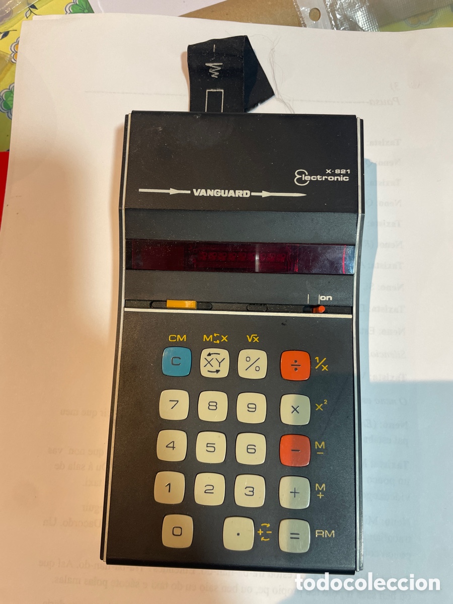 Antig&uuml;edades: Calculadora vanguard electronic x.821 - Foto 1