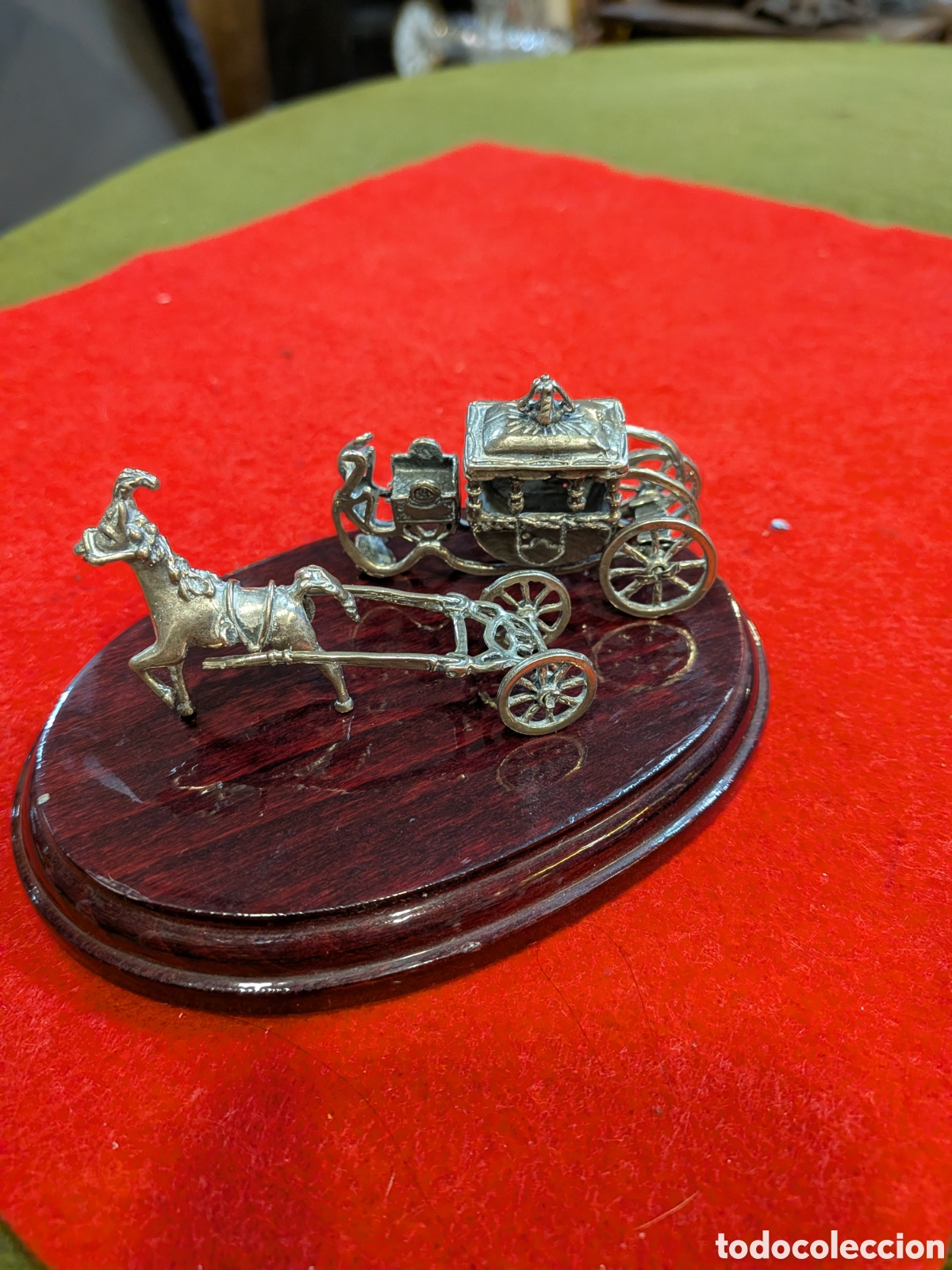 Antig&uuml;edades: carroza en miniatura de plata. REF-2837 - Foto 2