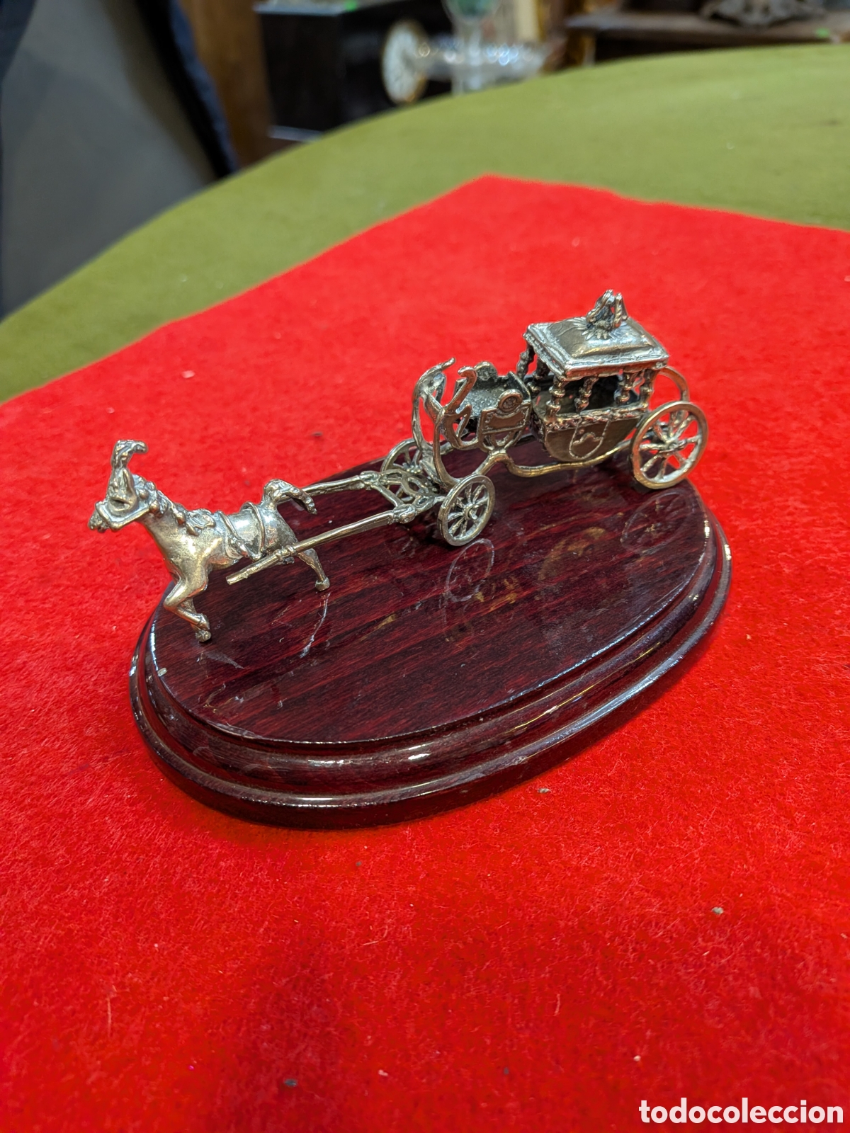 Antig&uuml;edades: carroza en miniatura de plata. REF-2837 - Foto 1