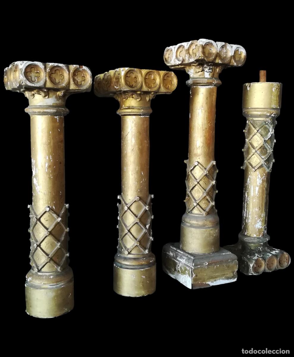 Antig&uuml;edades: COLUMNAS DORADAS ANTIGUAS - Foto 1