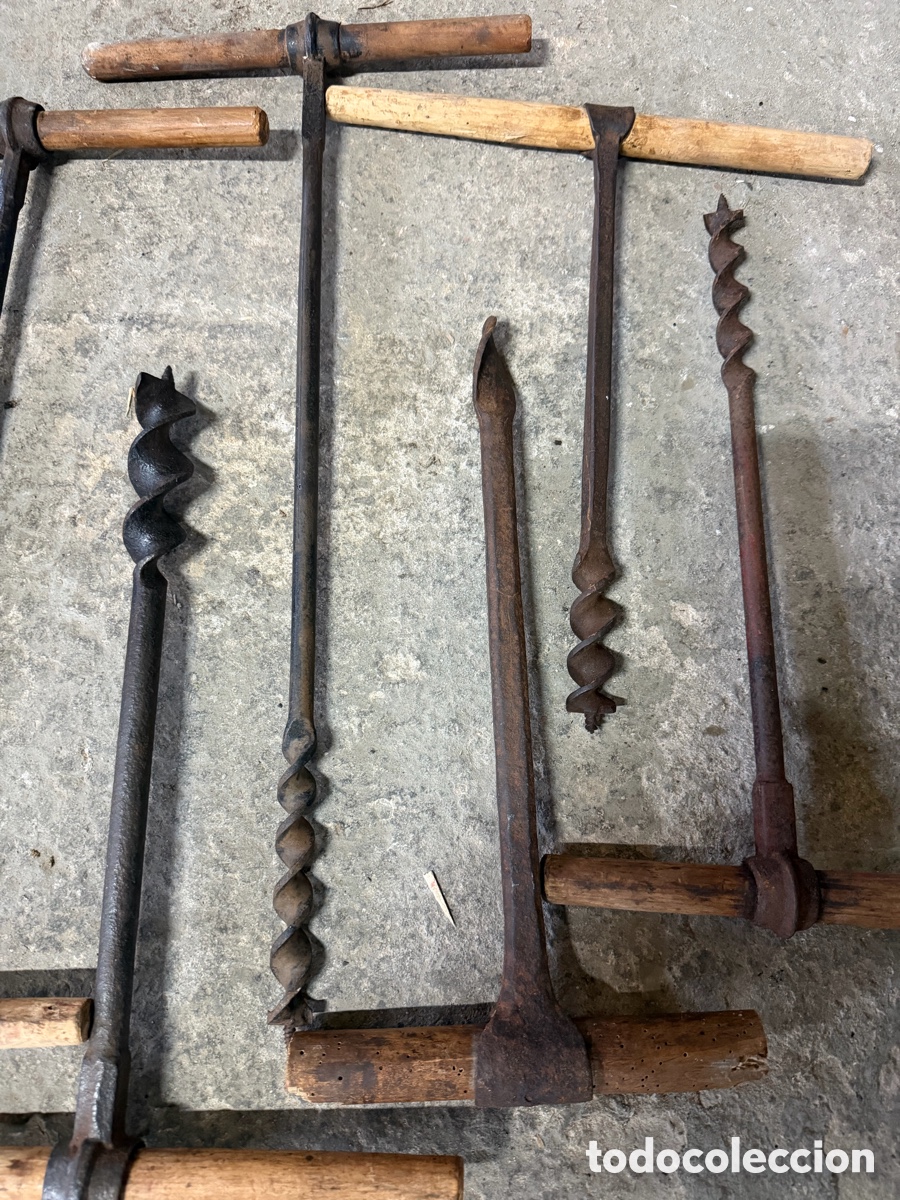 Antig&uuml;edades: Lote herramientas antiguas carpintero - Foto 4