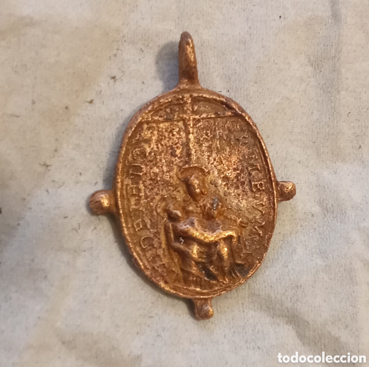Antig&uuml;edades: MEDALLA ANTIGUA RELIGIOSA - Foto 2