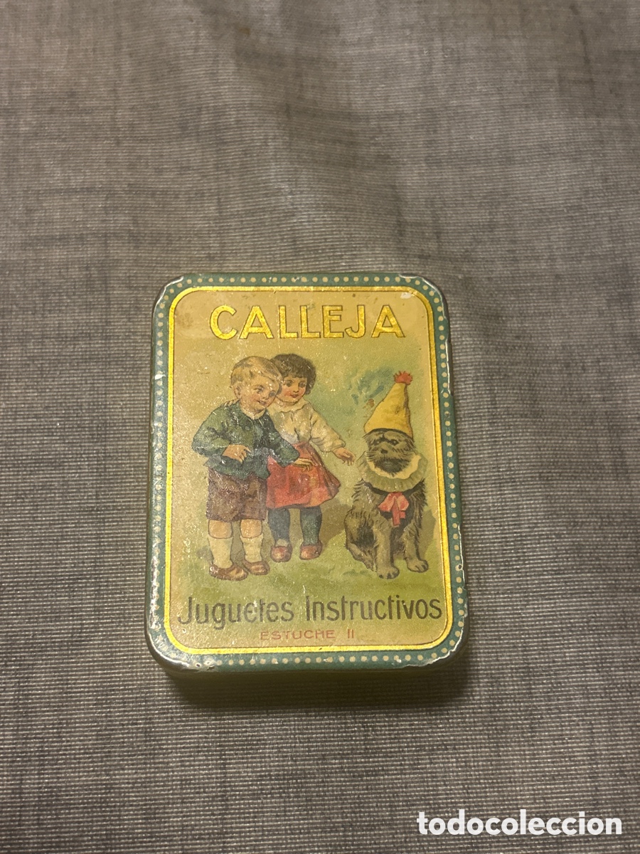 Antig&uuml;edades: Caja antigua de ojalata - Foto 1