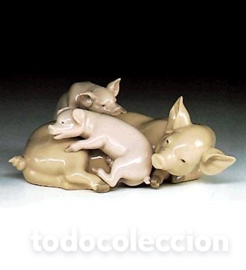 Antig&uuml;edades: REF: 01005228 &ldquo;CERDA Y CERDITOS&rdquo; LLADR&Oacute; - Foto 1
